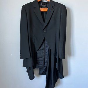 COMMES DES GARCON VINTAGE ASYMMETRICAL TAILCOAT JACKET